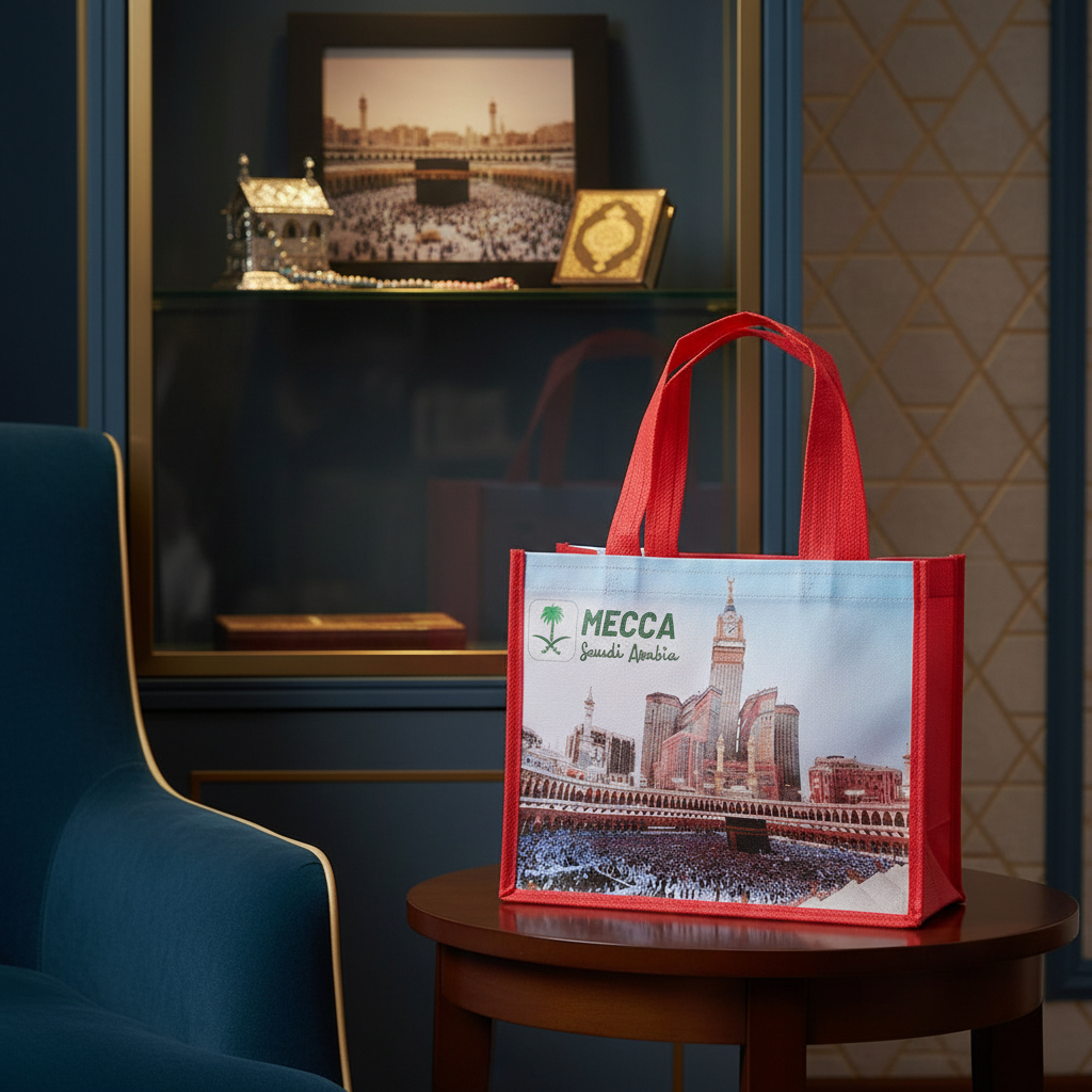 Tas Souvenir haji umroh gift umrah mecca saudi arabia merah