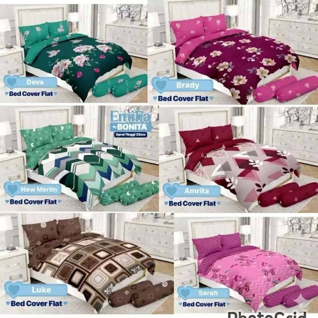 BED COVER BONITA KING EMILIA / BED COVER BONITA 180x200 EMILIA / BEDCOVER EMILIA