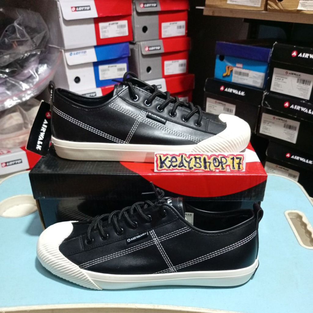 Sepatu Sneaker's Pria Airwalk Texo Black Original Resmi sport station