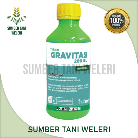 HERBISIDA GRAVITAS 200 SL - HERBISIDA SISTEMIK NON SELEKTIF (PURNA TUMBUH) - 1 L - PT NUFARM