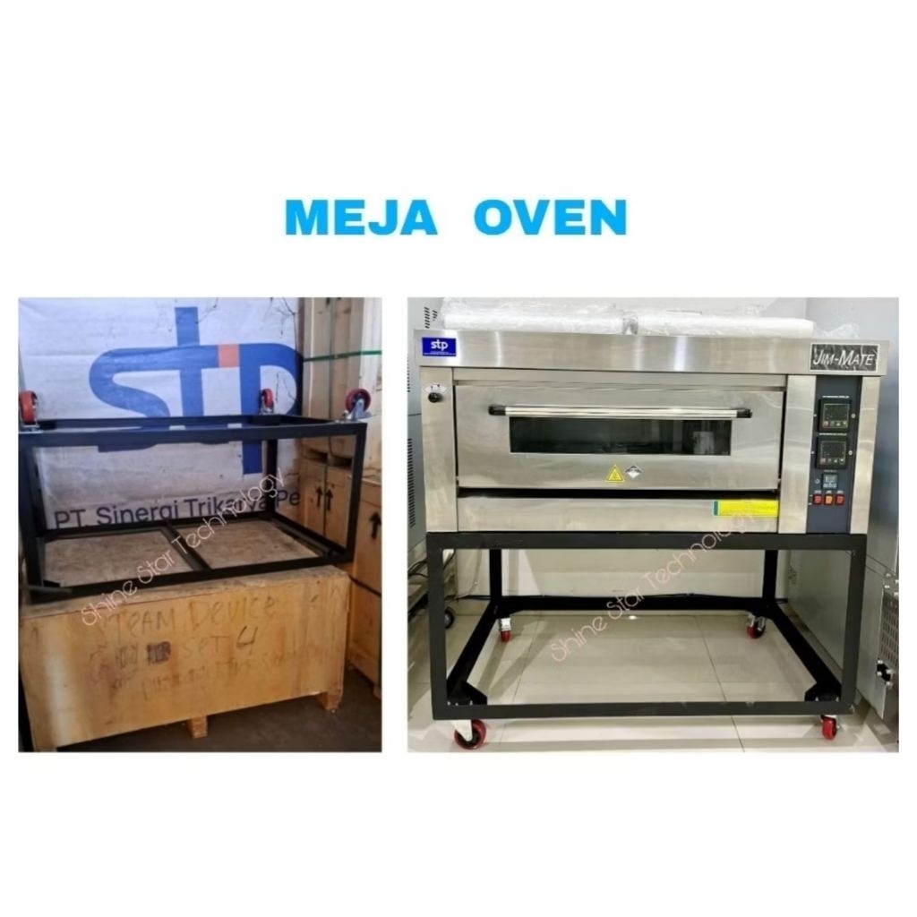 Meja Oven Deck utk Mesin Oven 1-Deck JIM-MATE 1-tray & 2-tray