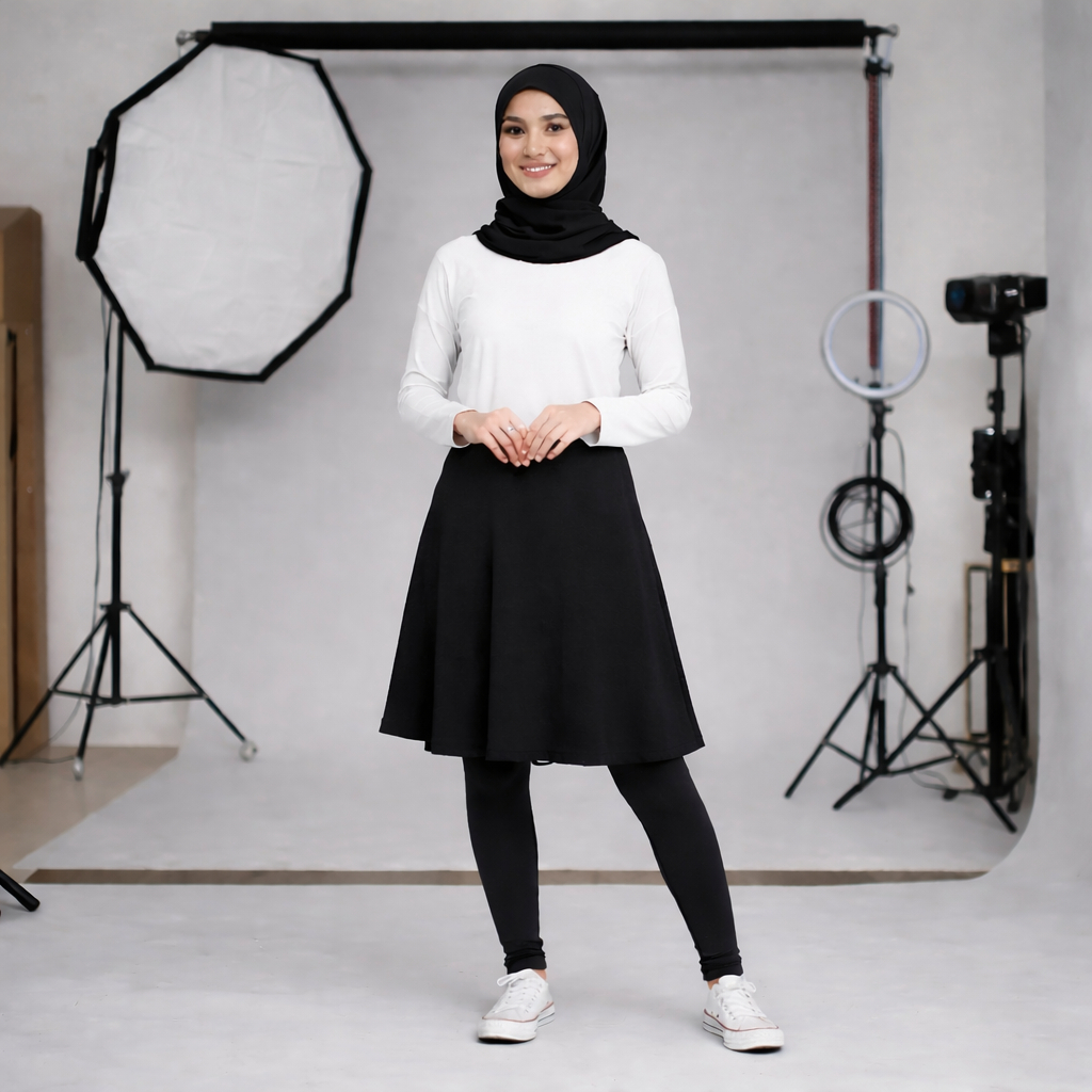 ROK LEGGING MUSLIMAH Celana Panjang Rok Legging Olahraga Muslimah Rok Olahraga