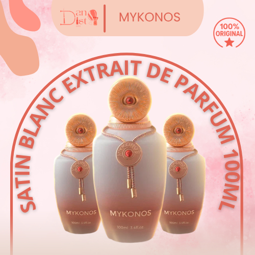 Mykonos Satin Blanc Extrait de Parfum 100ml | Parfum Mykonos 100ml