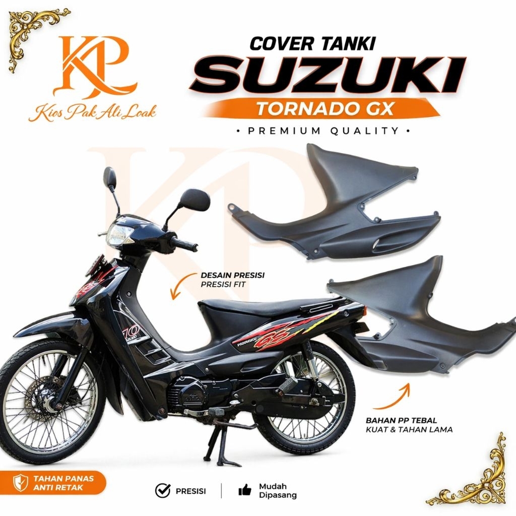 Cover Tanki cover Kupu Kupu Suzuki Shogun Kebo Tornado GX