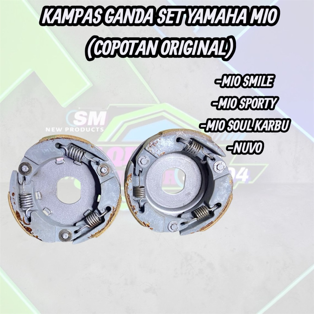 Kampas Ganda/kampas otomatis 1 set yamaha mio sporty (copotan original)