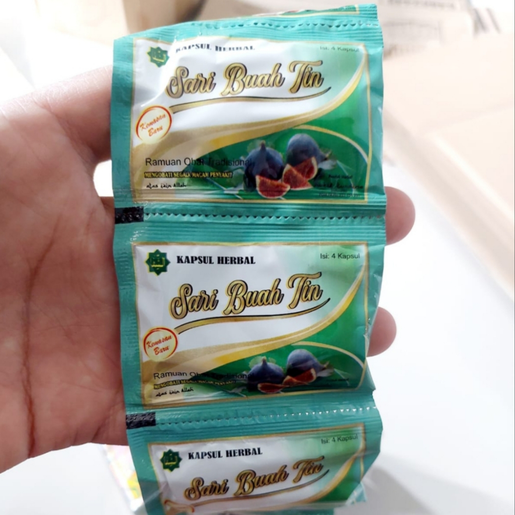 Kapsul Herbal Sari Buah Tin 10 sachet Asam urat, Rheumatik, Pegal linu dll