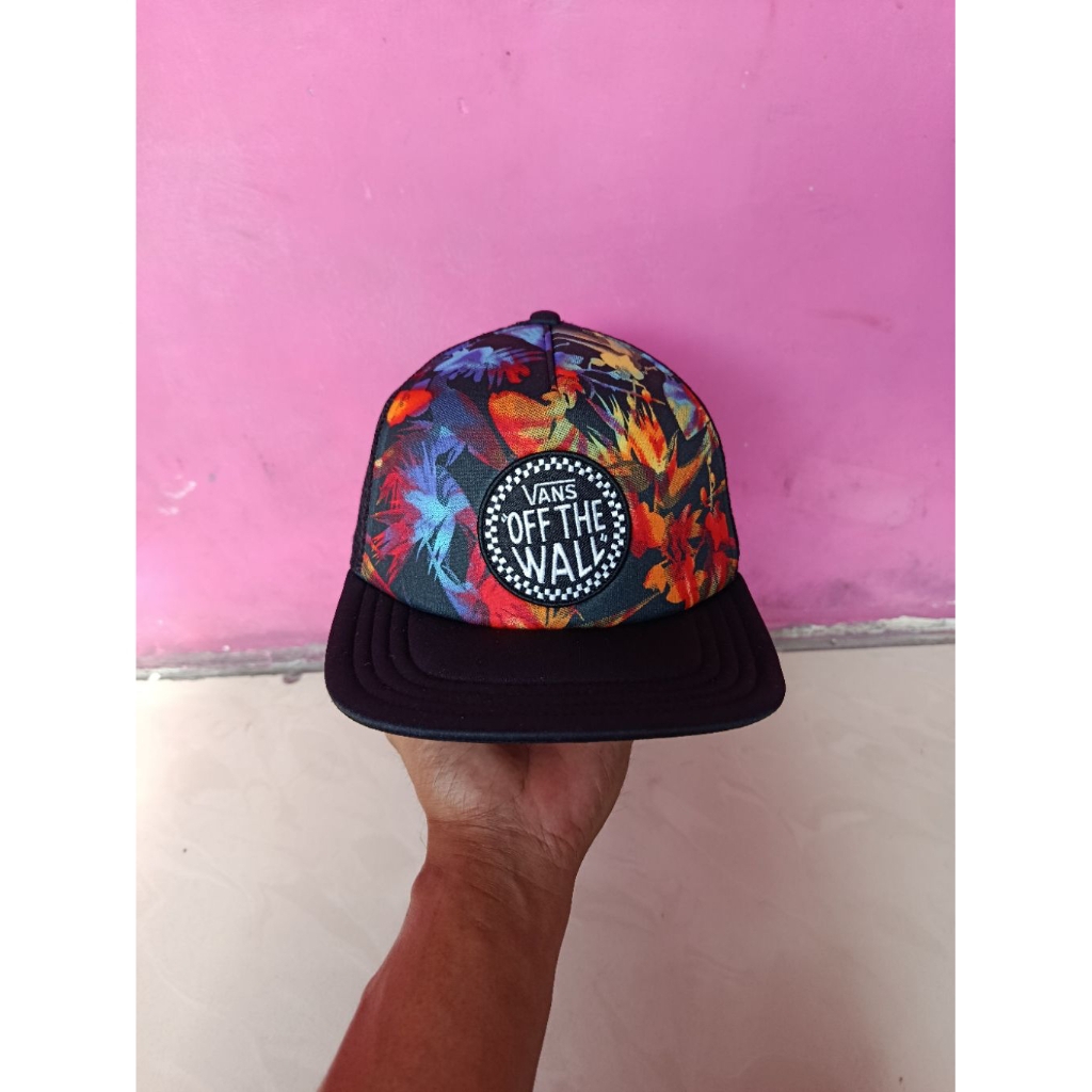 topi vans jaring trucker original