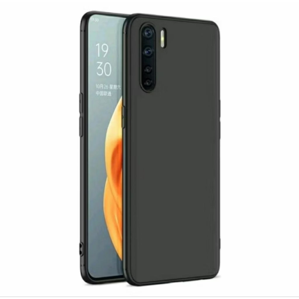 Case Oppo Reno 3 2020 / Reno 3 Pro Softcase Premium Black Casing Silikon Hitam