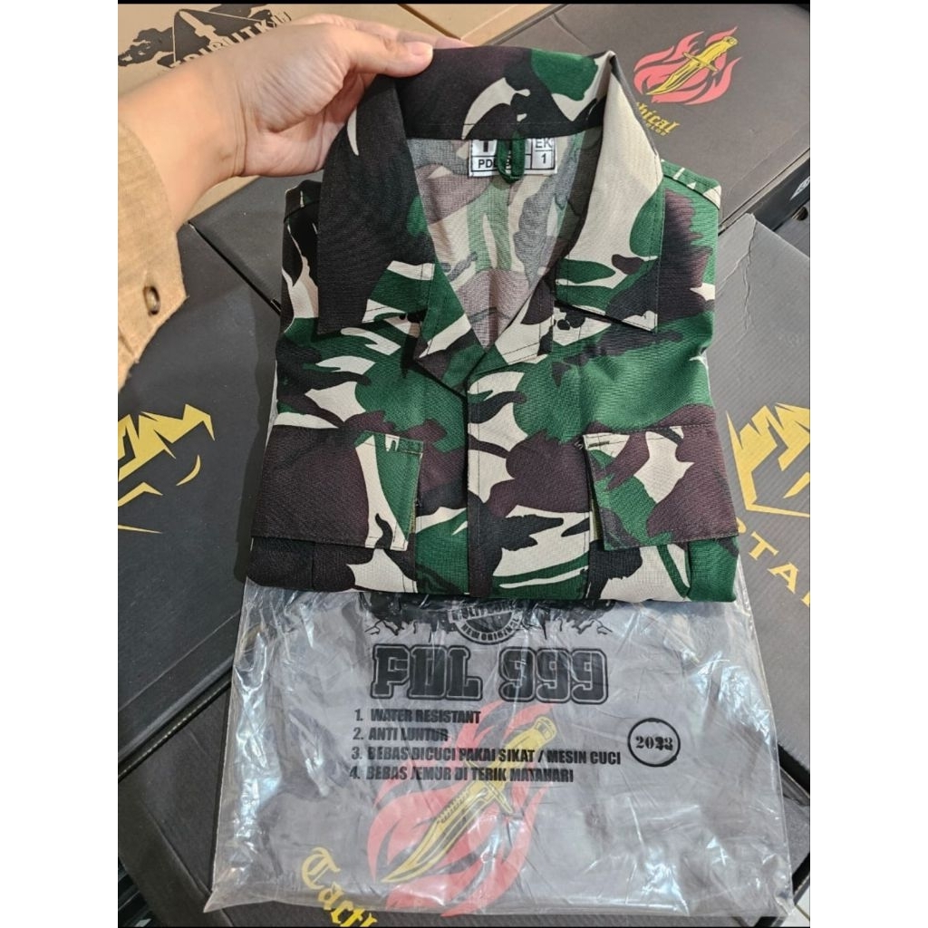 BAJU PDL VELBED 999 + PAPAN NAMA