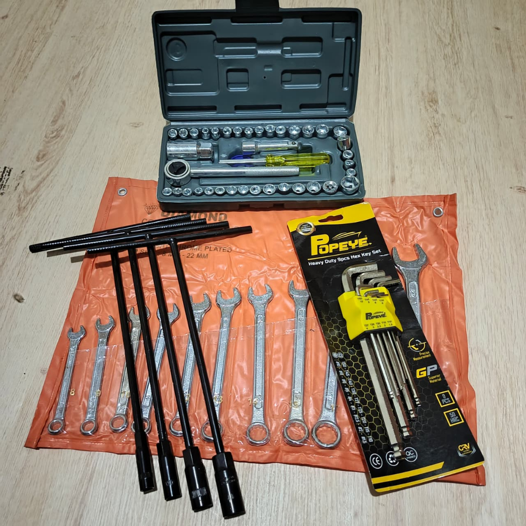 BIGSALEPAKET 4SET ALAT BENGKEL / PERKAKAS BENGKEL / ALAT TUKANG / PERKAKAS BENGKEL