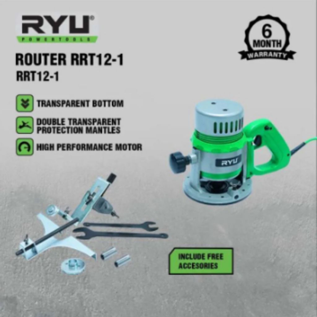 RYU Mesin Router Kayu Besar/ Mesin Trimmer Profil Kayu Besar RRT12-1
