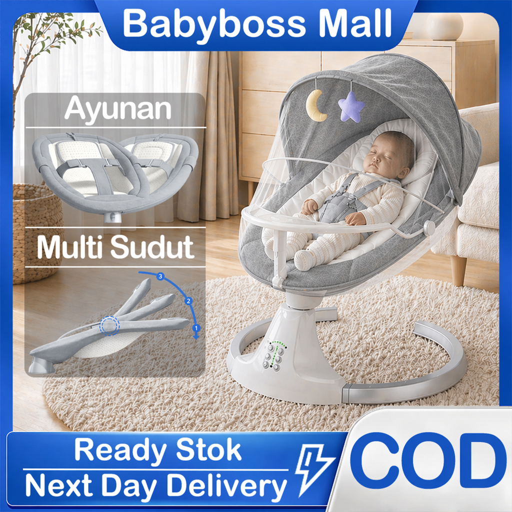Ayunan Bayi Elektrik Automatic Baby Swing Ayunan Bayi Otomatisasi Tempat Tidur Bayi Goyang Tempat Ti
