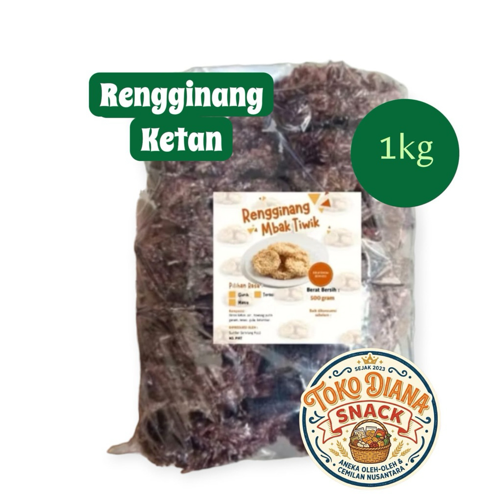 rengginang ketan hitam mentah 1 kg rengginang ketan hitam asli