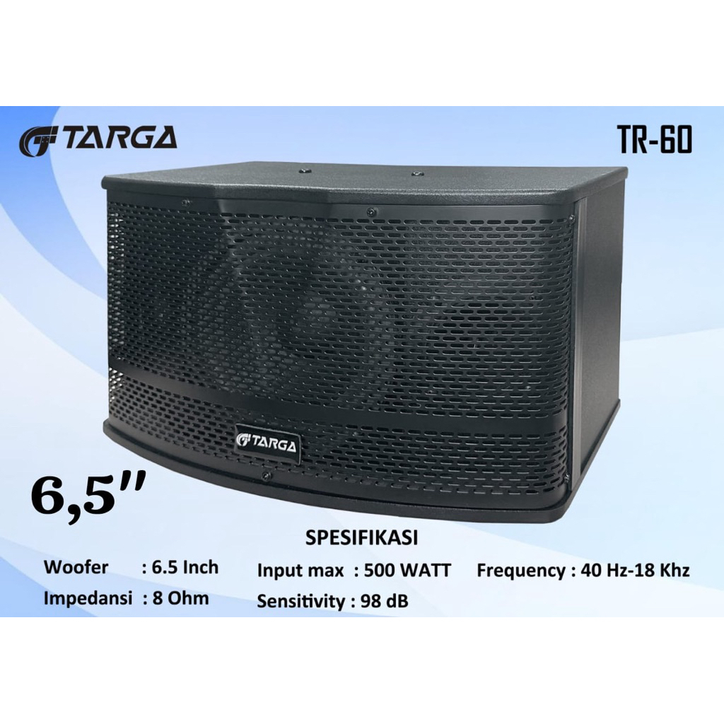 Targa SPEAKER TARGA 6.5 INCH Speaker PASIF Targa TR 60 Targa speaker 6 inch GARANSI RESMI HARGA 1 PA