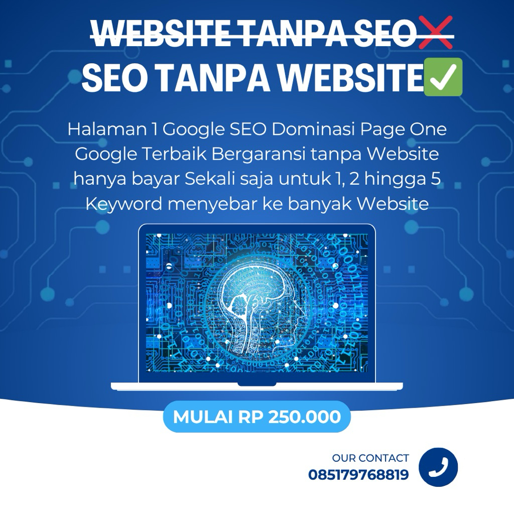 Jasa Seo tanpa Website murah