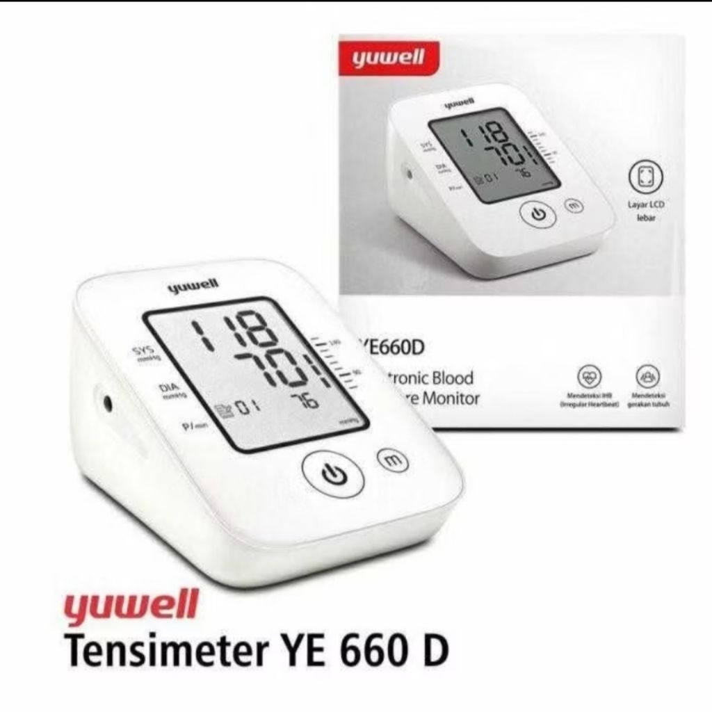 Tensimeter Digital Yuwell YE660D Tensimeter Original Yuwell