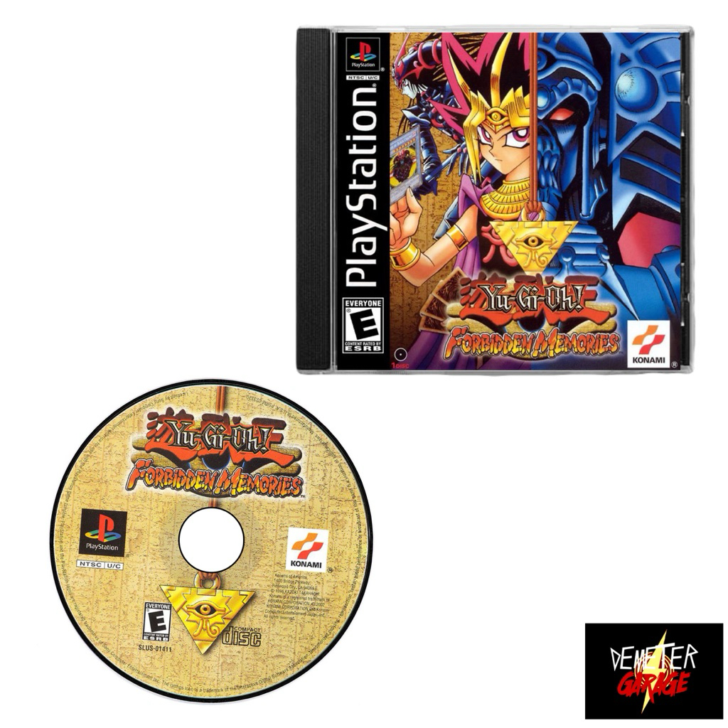 CD Game PlayStation 1 / Kaset PS1 Yu-Gi-Oh Forbidden Memories