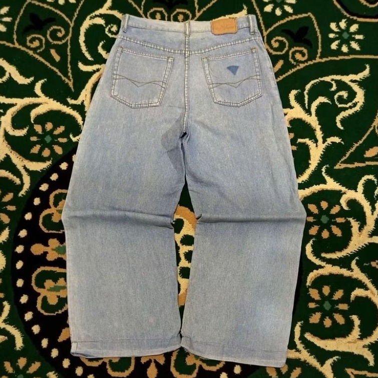 baggy jeans blue by guess