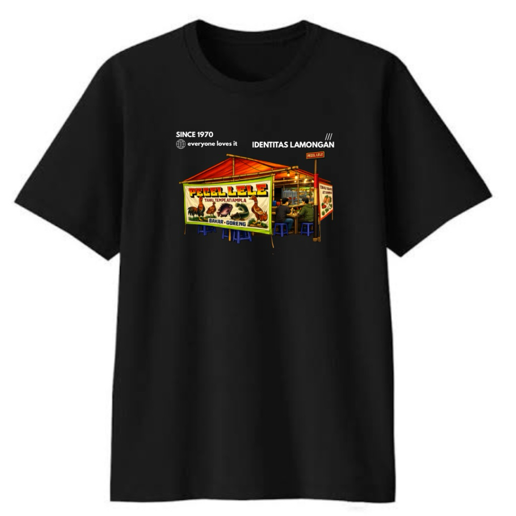 KAOS PECEL LELE LAMONGAN