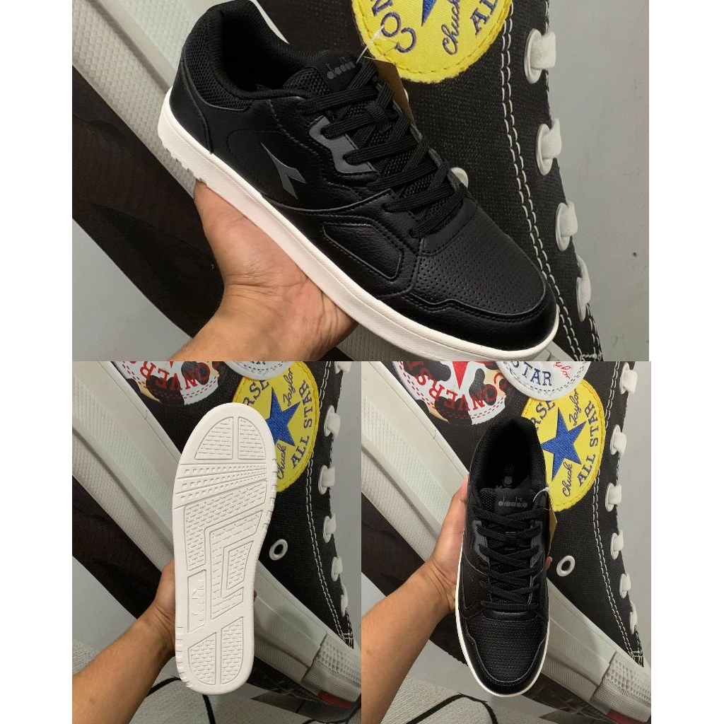 Sepatu Hitam Diadora Dewasa (Sepatu Sekolah)