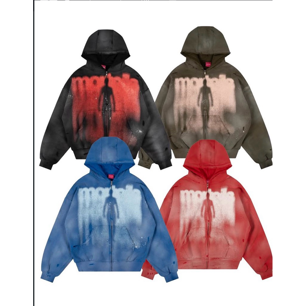 { ORIGINAL 100%} HOODIE ZIP MORTEILS