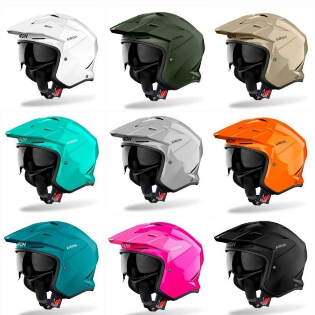 HELM AIROH KOMBAKT ORIGINAL AIROH HALF FACE ORIGINAL