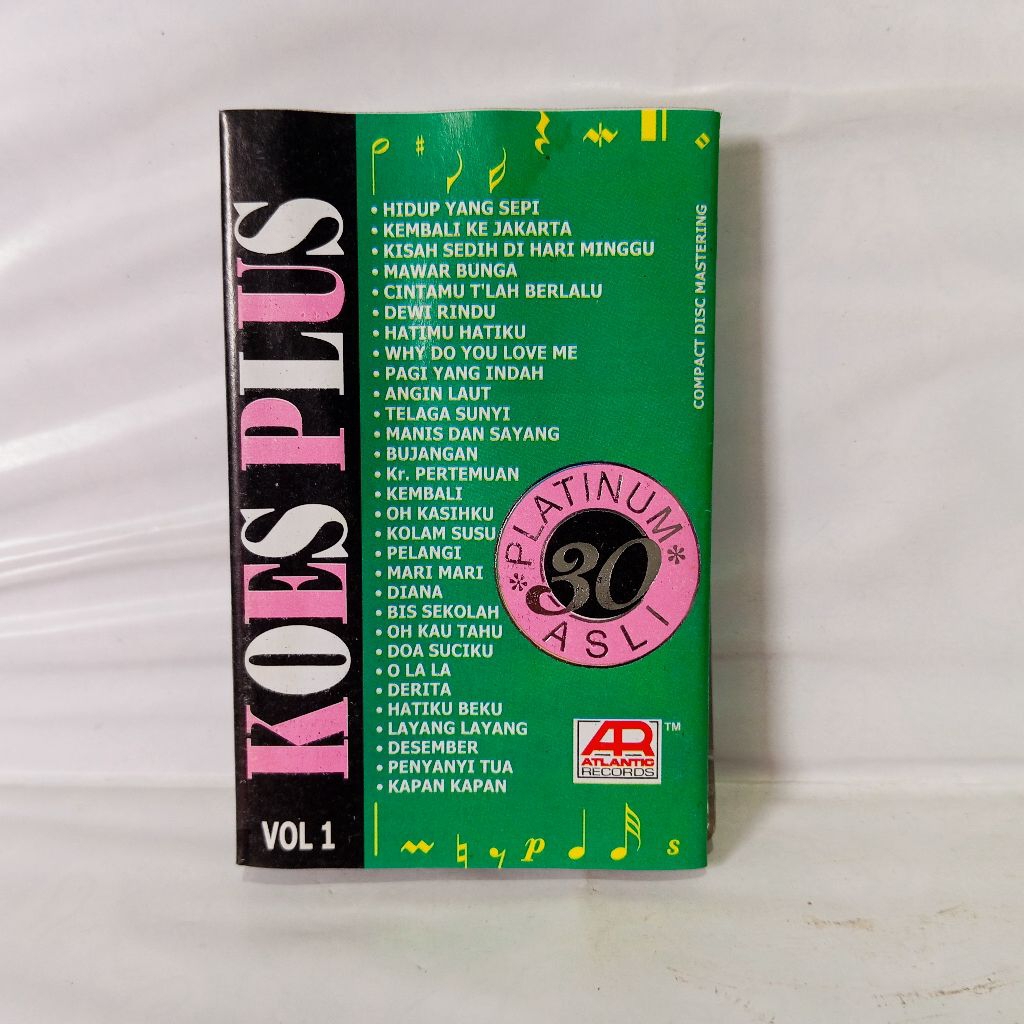 Kaset Koes Plus 30 Platinum Asli Vol. 1