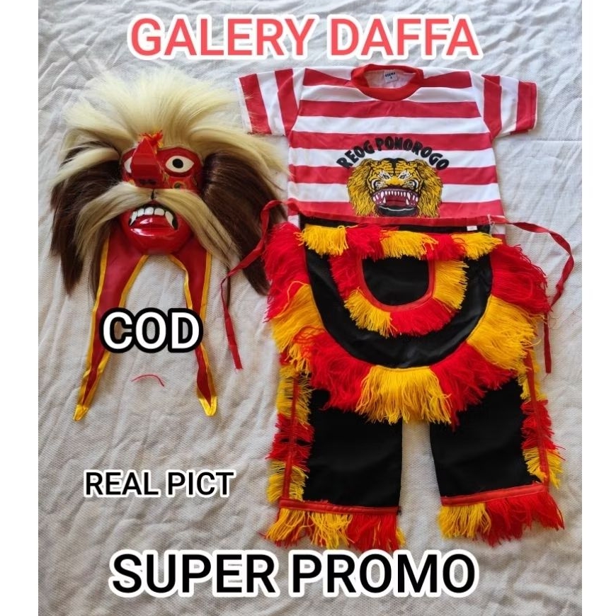 BAJU REOG, BAJU REOG ANAK, BAJU GANONG, BAJU GANONG ANAK, BAJU JARANAN, BAJU JARANAN ANAK, KAOS REOG