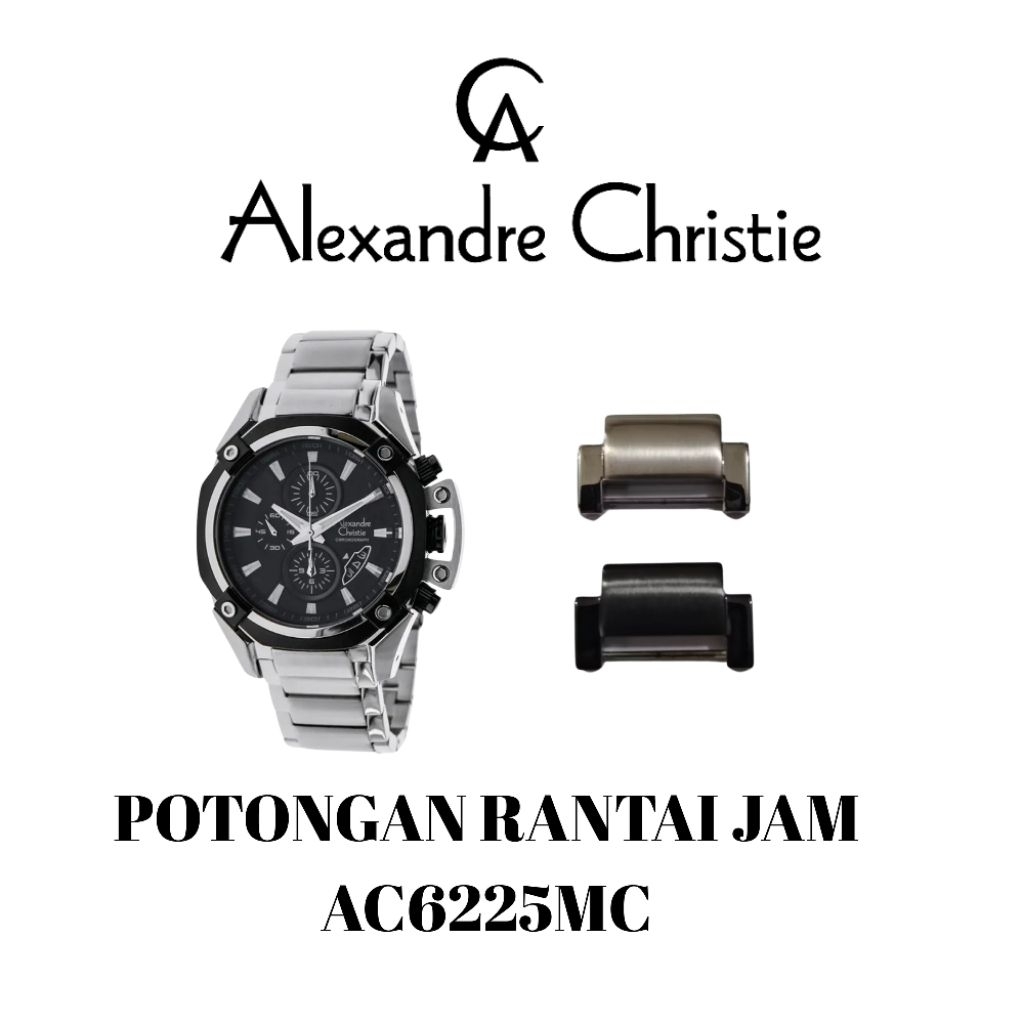 Sambungan/Potongan Rantai Untuk Jam Alexandre Christie AC6225MC Original