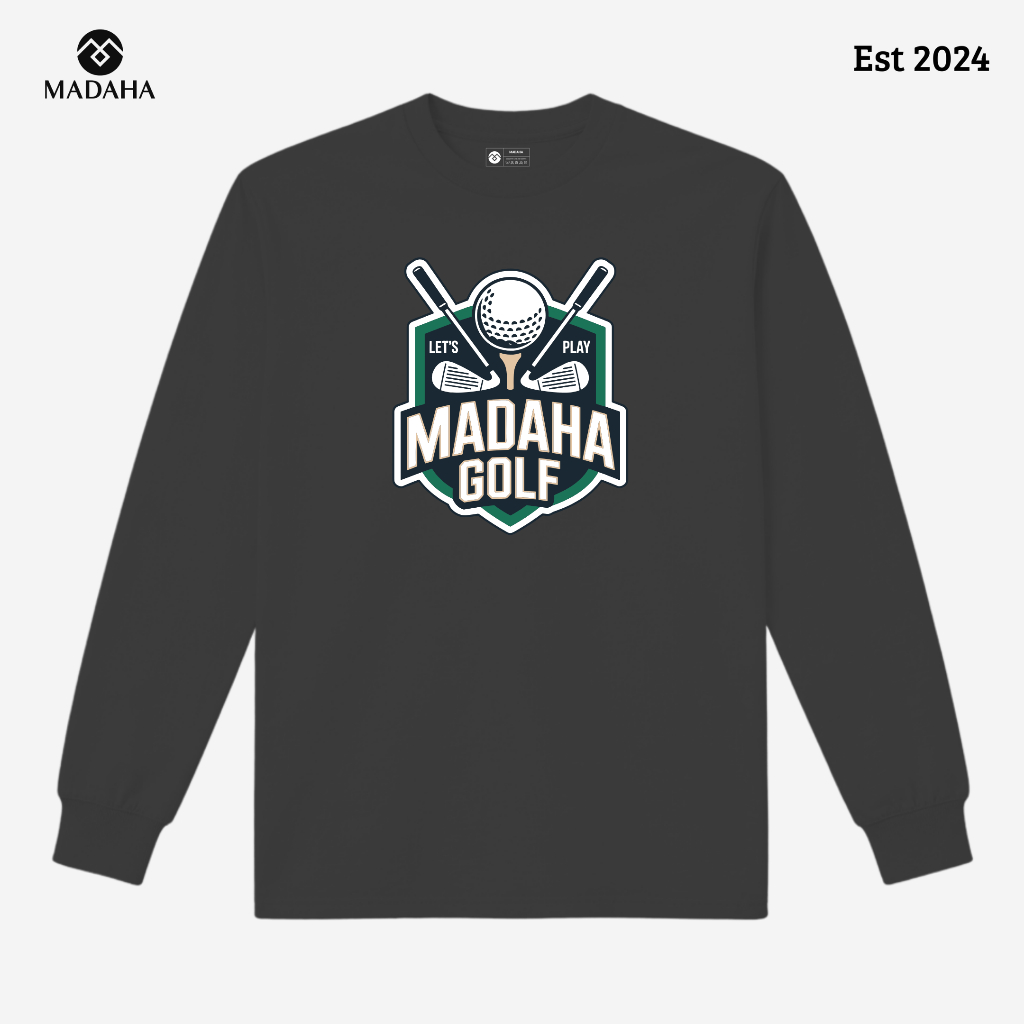 Madaha Kaos Baju Lengan Panjang Golf Highland