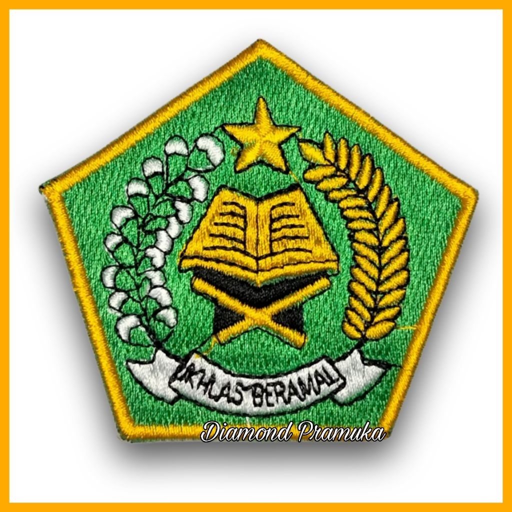 Bedge Logo Ikhlas Beramal Bordir Bed Ikhlas Beramal Bordir Full Bet Ikhlas Beramal Full Bordir Bet D