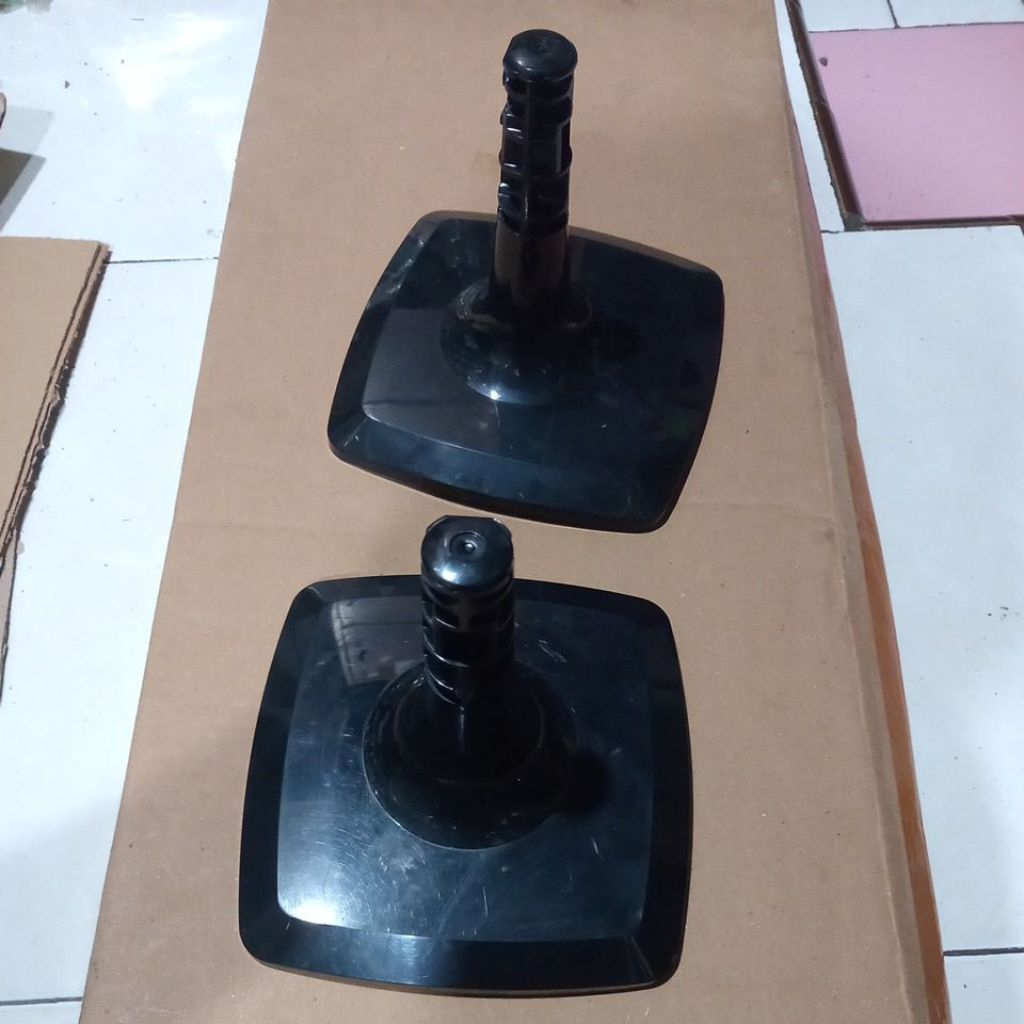 kaki stand speaker tower tv polytron 24-32 kotak harga sepasang