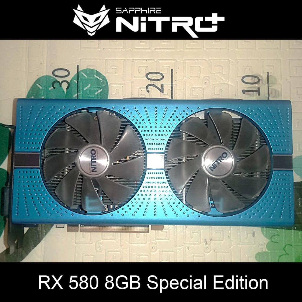 VGA AMD RX 580 8GB GDDR5 Sapphire Nitro+ Special Edition