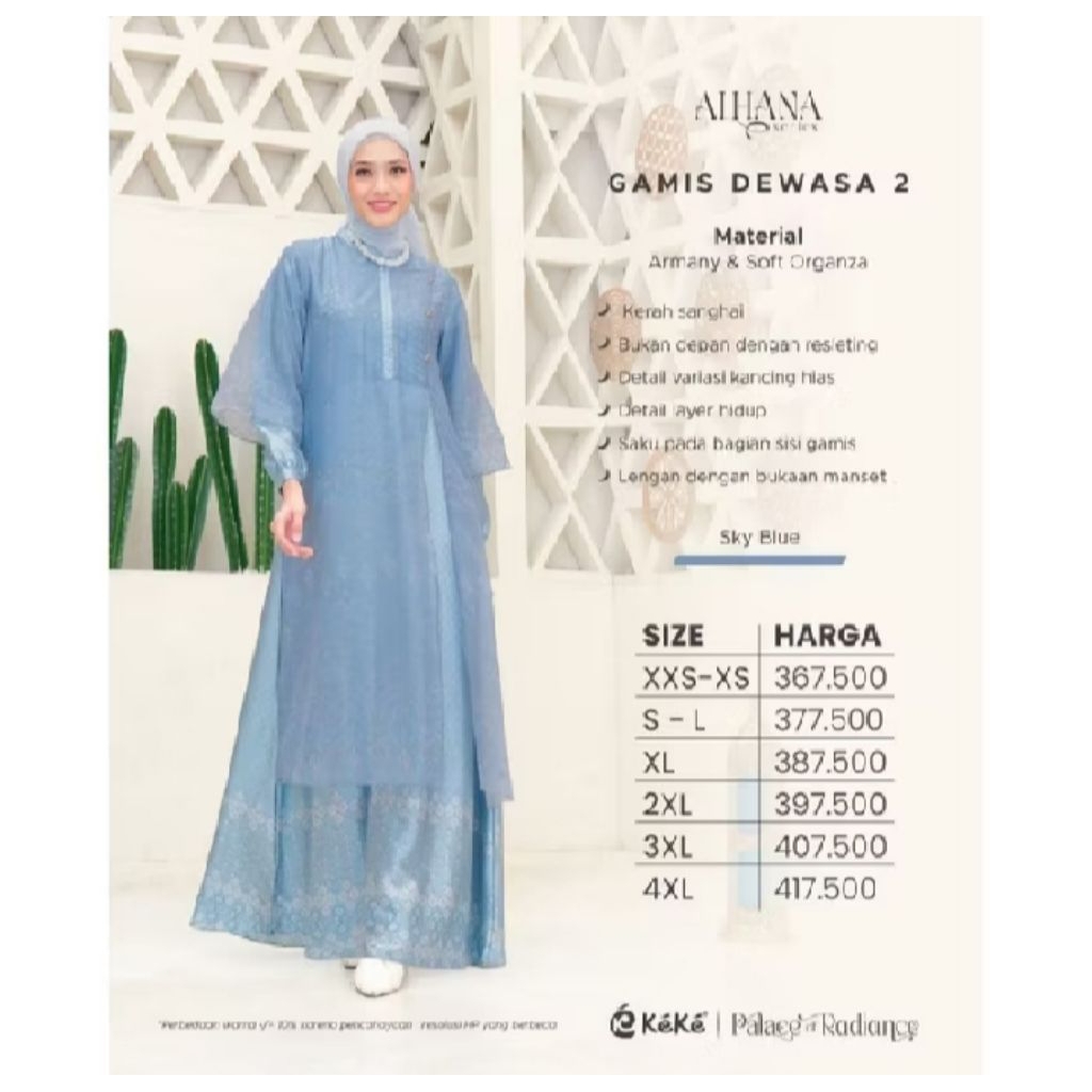 GDK SR ALHANA SKY BLUE