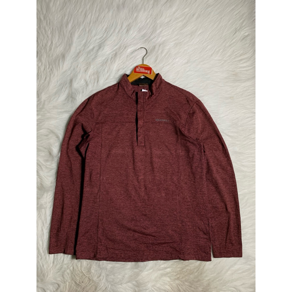tracktop Halfzip Merrell second (4091) - Hoodie second - hoodie second branded - Jaket Second - Jake
