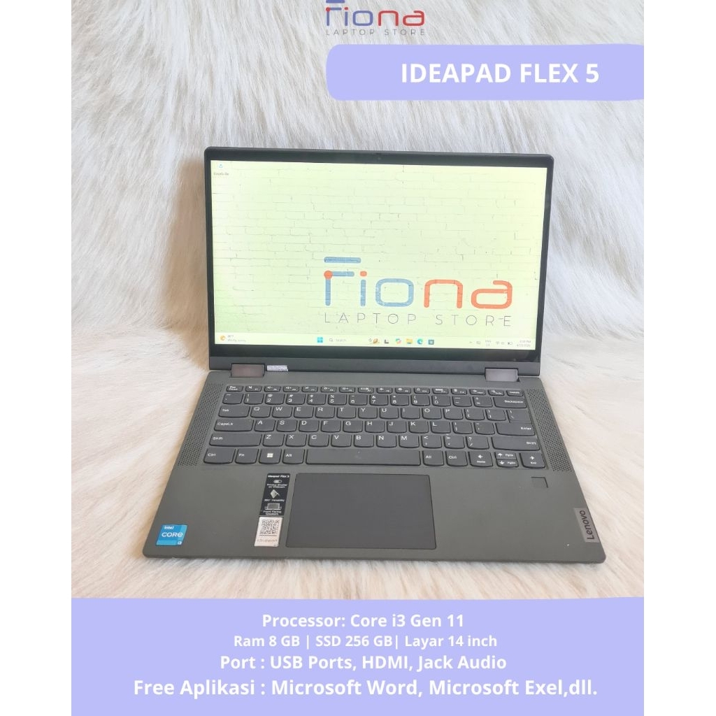 Laptop Ideapad Flex 5 | Core i3 Gen 11 | Ram 8gb SSD 256gb (l21263)