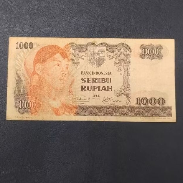 UANG KUNO 1000 RUPIAH SUDIRMAN TAHUN 1968