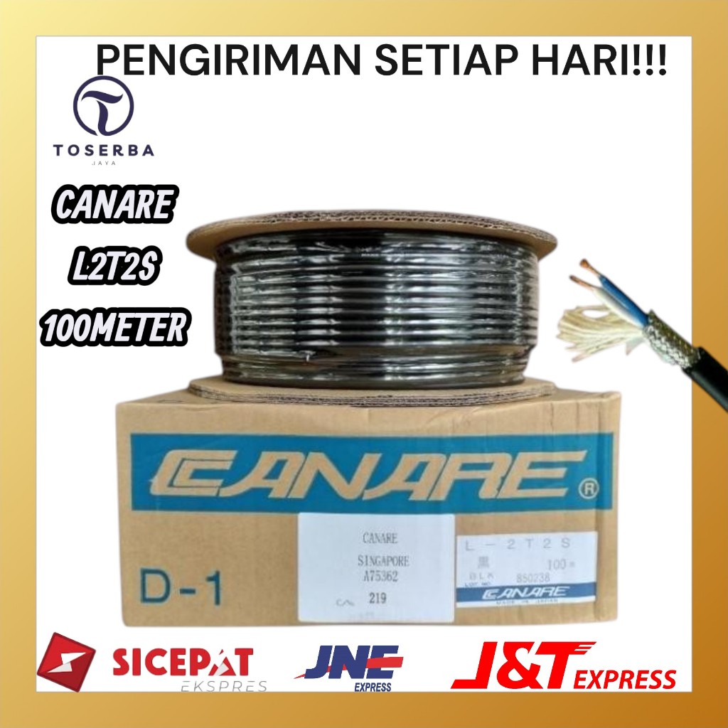 KABEL CANARE L2T2S ORIGINAL JAPAN 100M - KABEL MIC CANARE L2T2S 100 METER 1ROLL