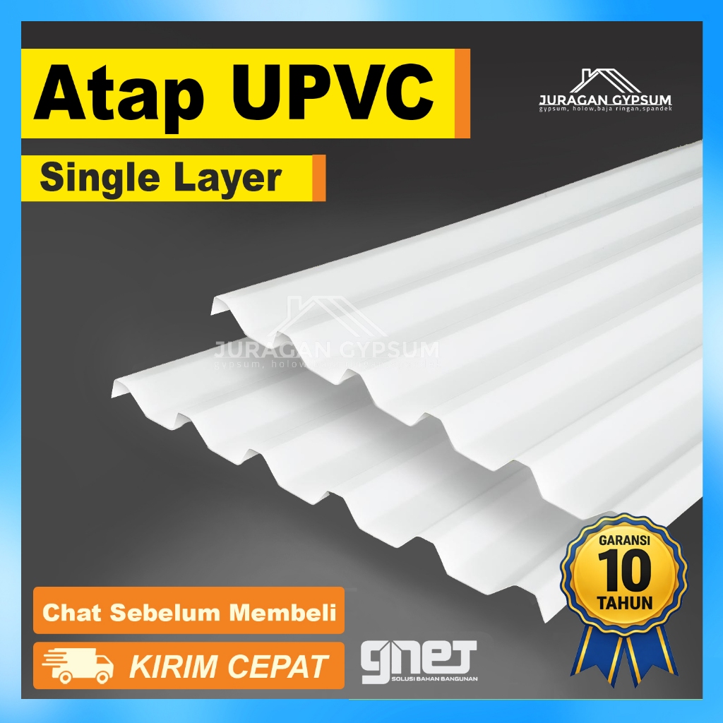 Atap UPVC Single Layer | Atap UPVC Singel layer