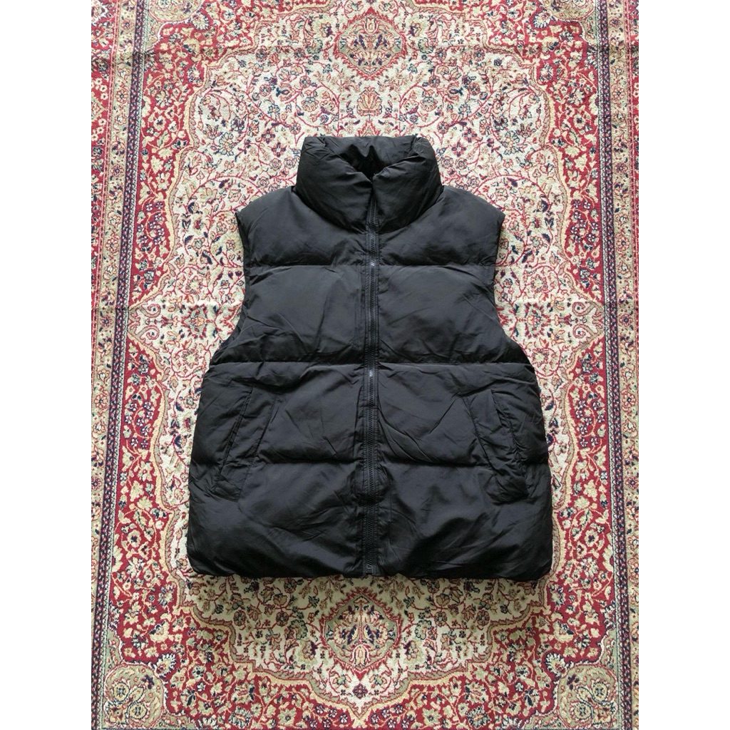Gu oversized vest jacket Gu japan winter jacket i274