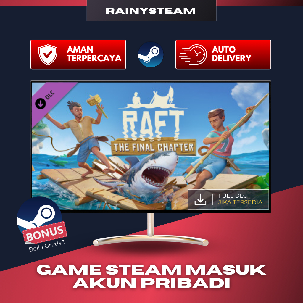 [BELI 1 GRATIS 1] Raft / AUTO DELIVERY / STEAM / Game PC / Games Computer / Original Steam Download 