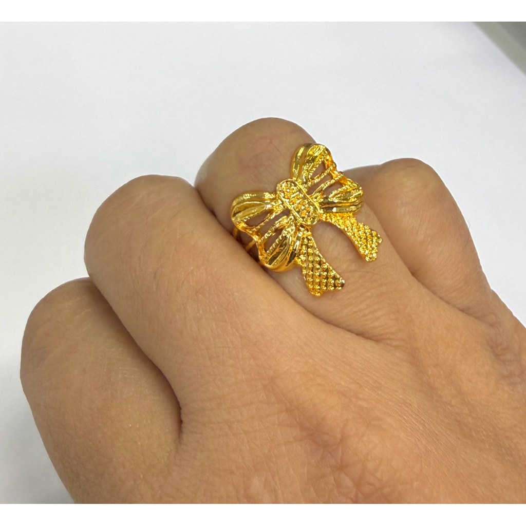 Cincin Wanita Pita Dubai Emas Titanium Modis
