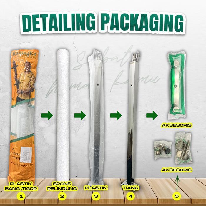 Tiang Railing Tangga Stainless (GEDEBUK) RK 96