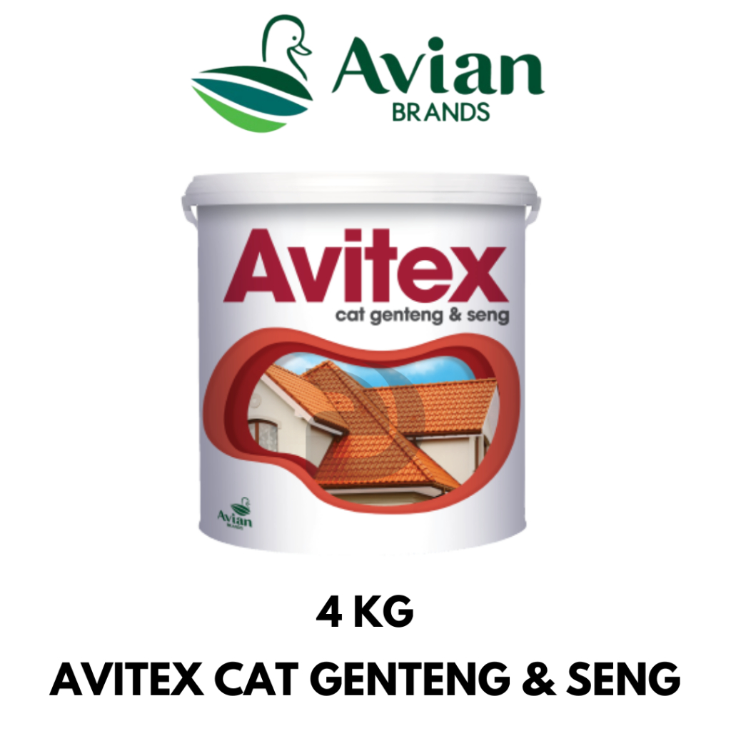 Avitex Cat Genteng & Seng Cat Genteng dan Seng Kemasan Galon 4 kg