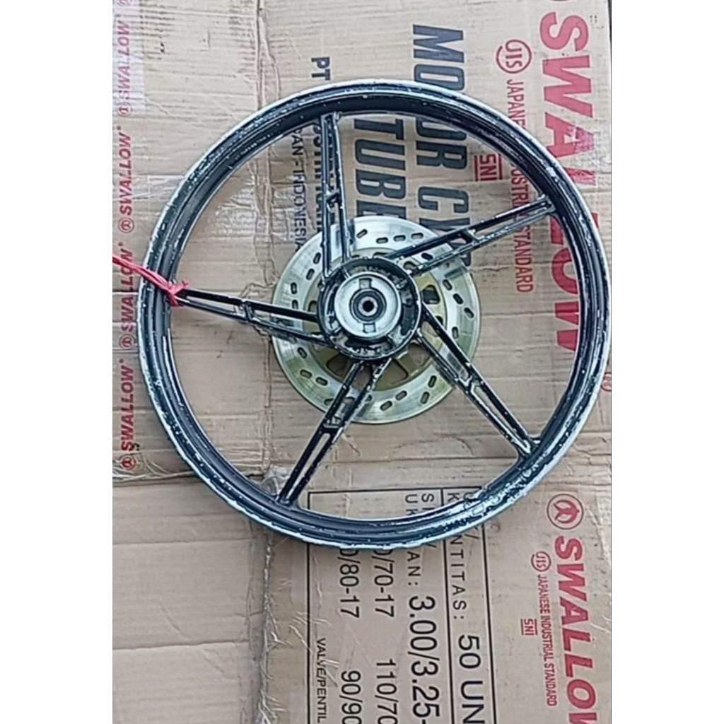 velg bintang bagian depan sujuki smash Revo Shogun 110 satria 2  tax second non ori