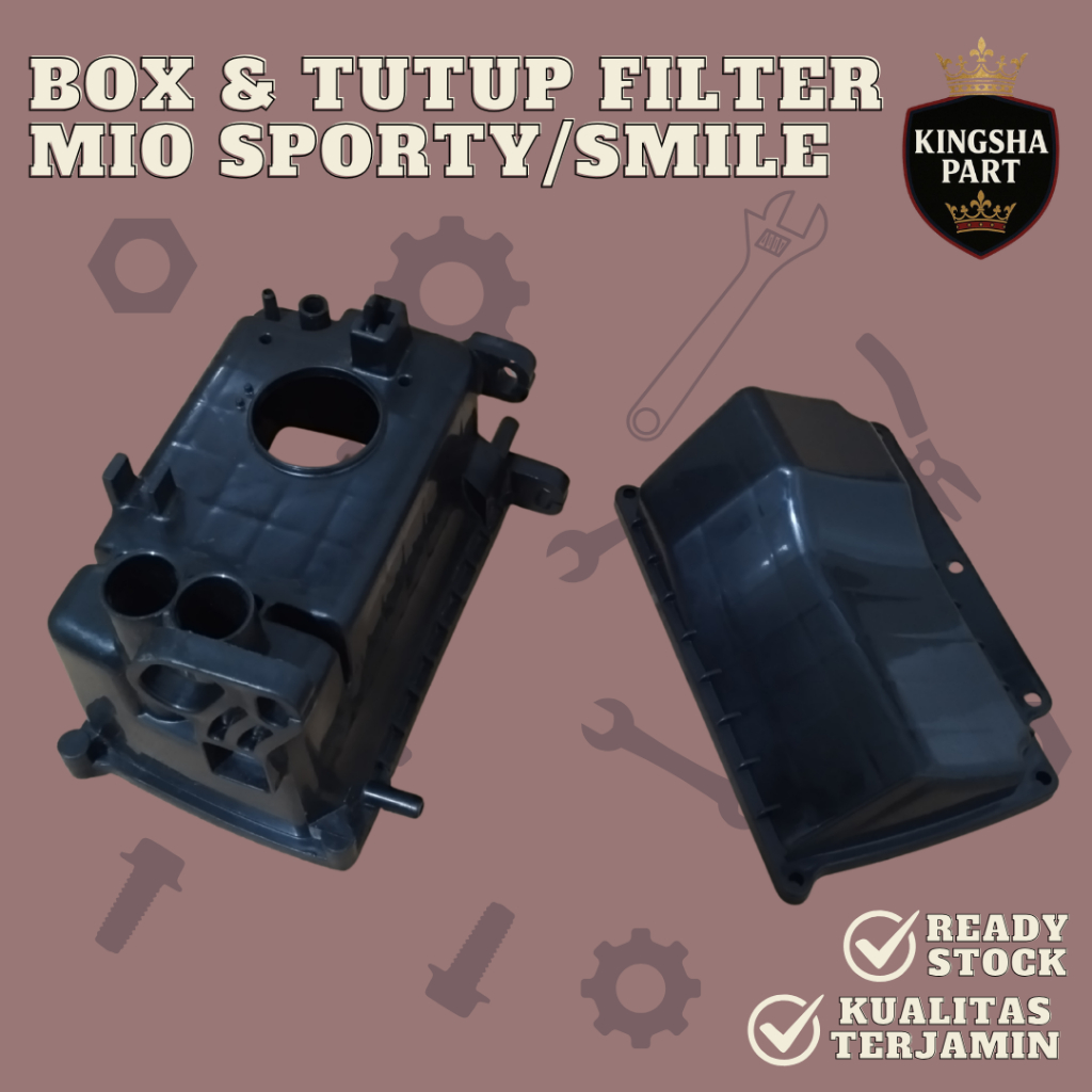 Box Filter dan Tutup Filter Mio Sporty Mio Smile 5tl Box Filter Mio Sporty