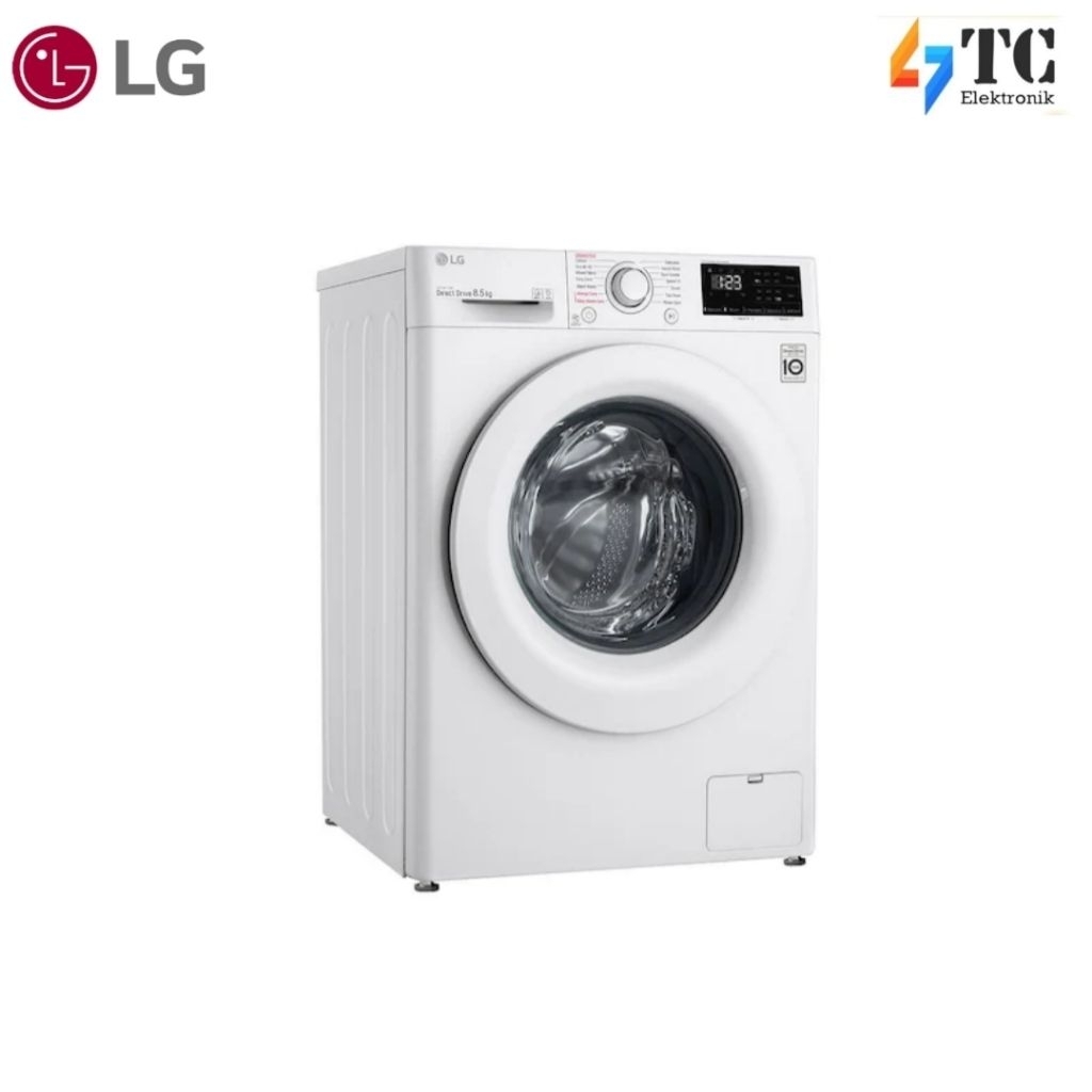 MESIN CUCI LG FV1285S5WS FRONT LOADING - 8.5 KG