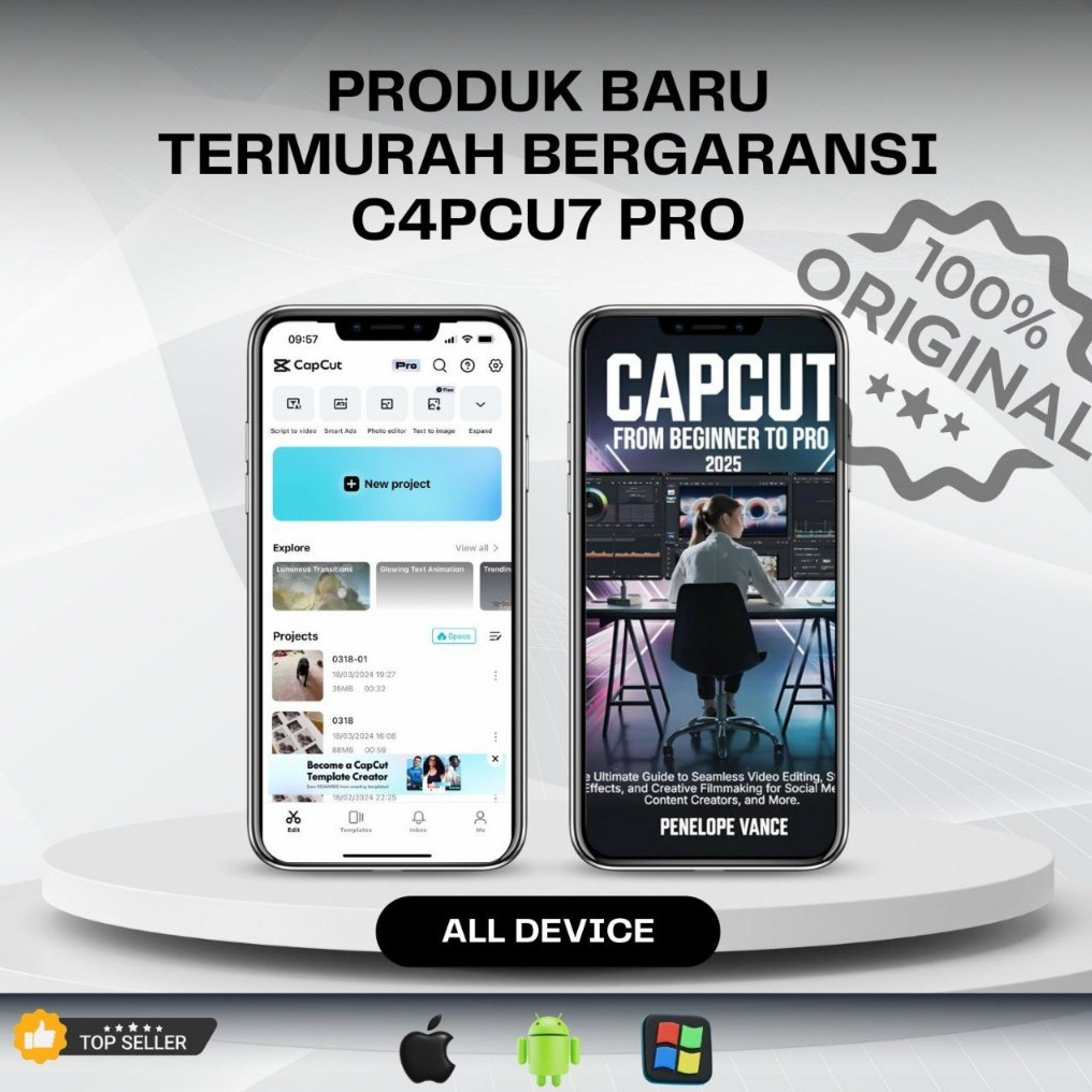 Tamplate Premium Full Garansi Capcut Pro, Harga Terjangkau, Aman untuk Semua Perangkat