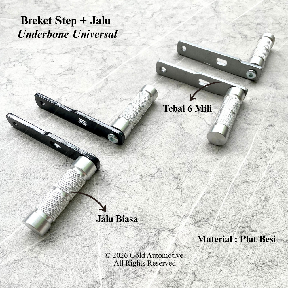 Breket Step Belakang Satria Fu footstep pustep underbone ub costum satria