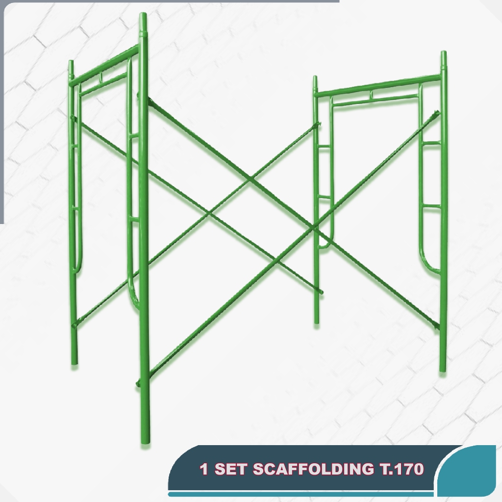 SCAFFOLDING SET MAINFRAME 170 STEGER ANDANG - BESI HITAM